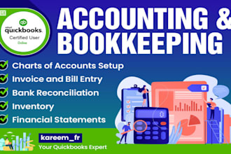 do bookkeeping using quickbooks