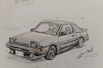 sketch realistic pencil portrait