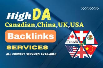create china mexico and canadian backlinks to higher ranking