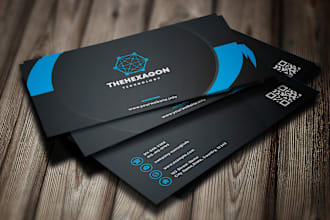 design professional modern and minimalist business card for your business