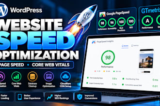 optimize wordpress speed and core web vitals