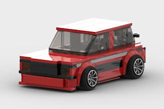 design a personalized lego set and create instructions