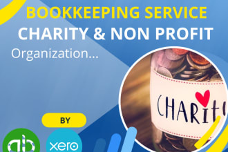 do charity nonprofit bookkeeping in qbo xero and wave