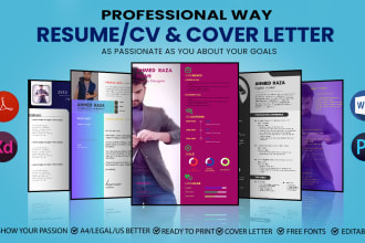 provide professional resume design, resume editing,CV design and template