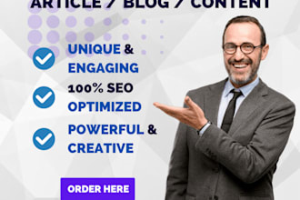 write a quality article,blog,story,essay,content,resume,cover letter and bio