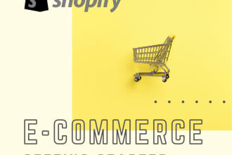 design and develop your shopify drop shipping store from scratch