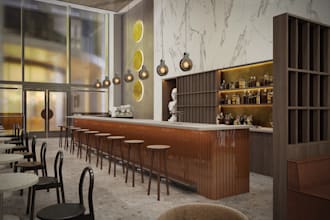 create an interior design and 3d visualization of your space, offices, spa, cafe