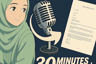 do fast english audio transcription or video transcription