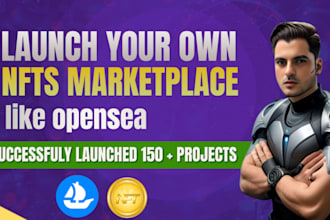develop nft minting website , nft marketplace with secure smart contract