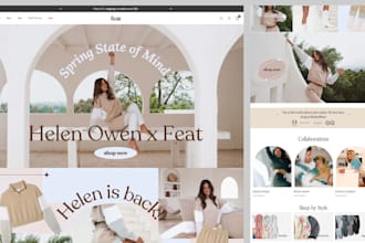 make shopify fashion and shopify clothing store or website