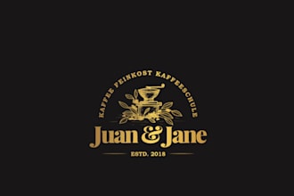design attractive super coffee shop logo
