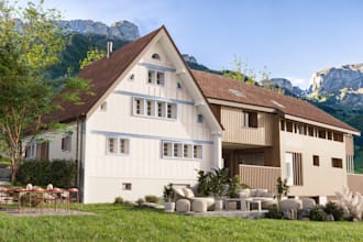 exterior rendering  3d visualization