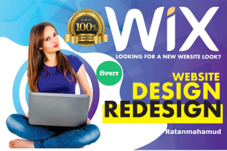 wix website design or wix redesign and customized