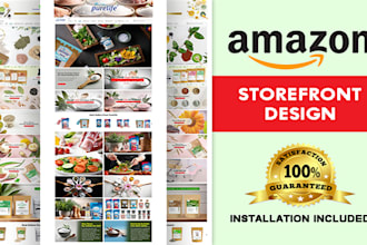 design amazon storefront page