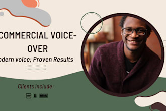 enhance your brand with a conversational commercial voiceover