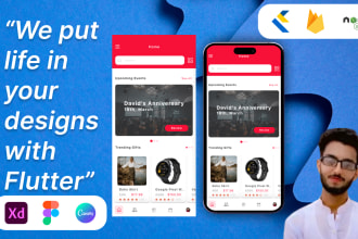 convert your figma UI UX design to high quality flutter app