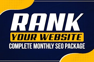 do monthly off page SEO with high authority backlinks
