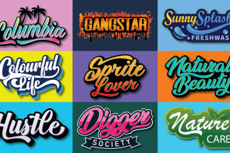 do graffiti lettering typography, text, and font logo design