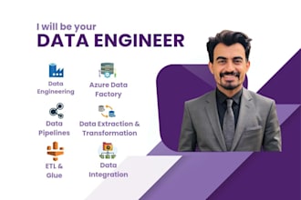 do data engineering, azure data factory, fabric, etl, python