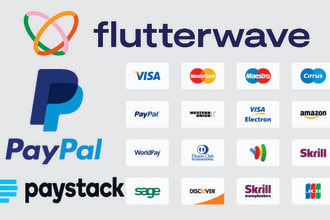 partner on paypal paystack flutterwave payment support