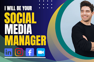 be your social media manager and appointment setter