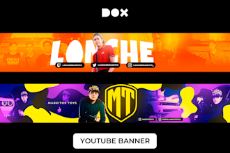 design an attractive banner for youtube