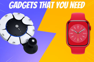 design eye catching thumbnail for tech gadgets