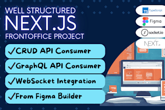 create your app in nextjs with typescript