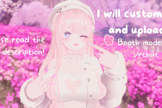edit and fix your booth avatar for vrchat
