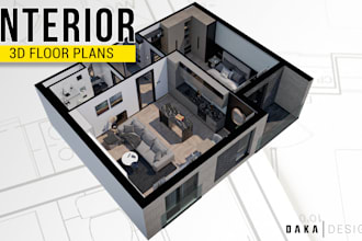 produce a high quality 3d floor plan