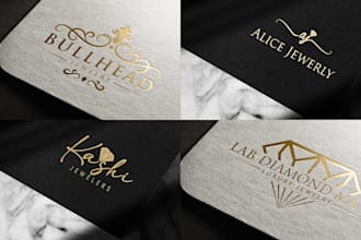 do jewelry logo design with unlimited revisions