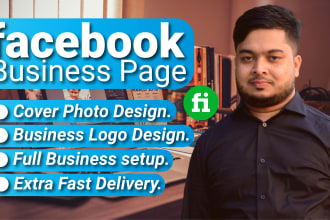 facebook business page create page setup business logo and cover design