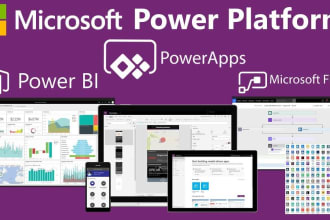 develop or customize microsoft powerapps ,power bi, ms flow