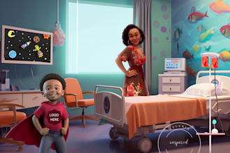 Hot Deals!  create a childrens book cover and illustrations for you