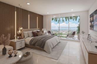 rendering and montage of lights