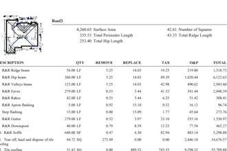 do roof insurance claim and supplements xactimate estimate