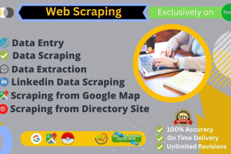 web scraping any website or directory pages and google maps