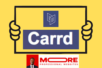 design or redesign carrd website
