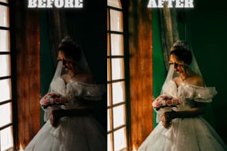 color grade, retouch and enhance your photos