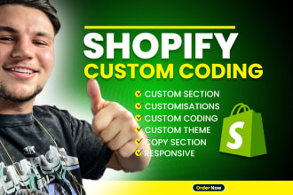 do custom shopify coding, shopify bug fix, shopify expert