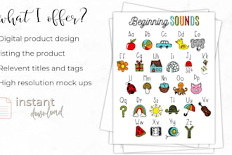 design digital products for your etsy store or digital product store