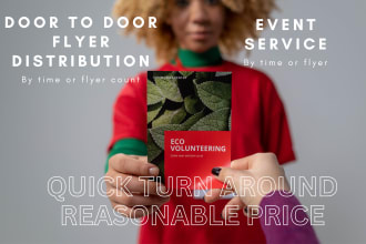 physically distribute flyers in los angeles