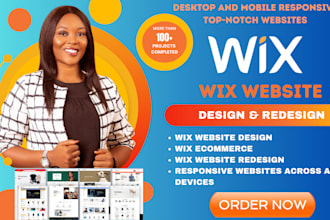 build wix website, redesign wix website design wix website, wix ecommerce
