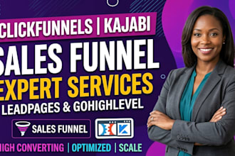 be your clickfunnels, kajabi, leadpages or gohighlevel sales funnel expert