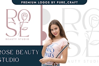 design a minimalist luxury and feminine logo