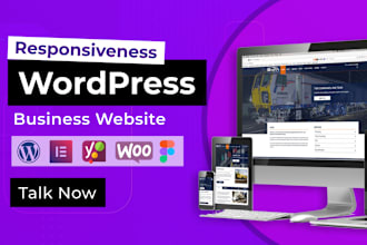 build a high converting, fast, SEO friendly wordpress website or wayback restore