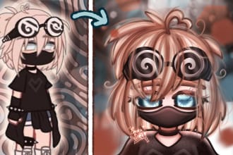 draw you a profile picture of your gacha avatar