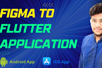 build flutter app and convert figma to application