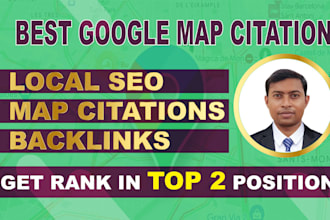 create gmb and google map citation for local SEO