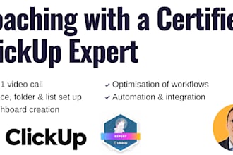 be your certified clickup expert